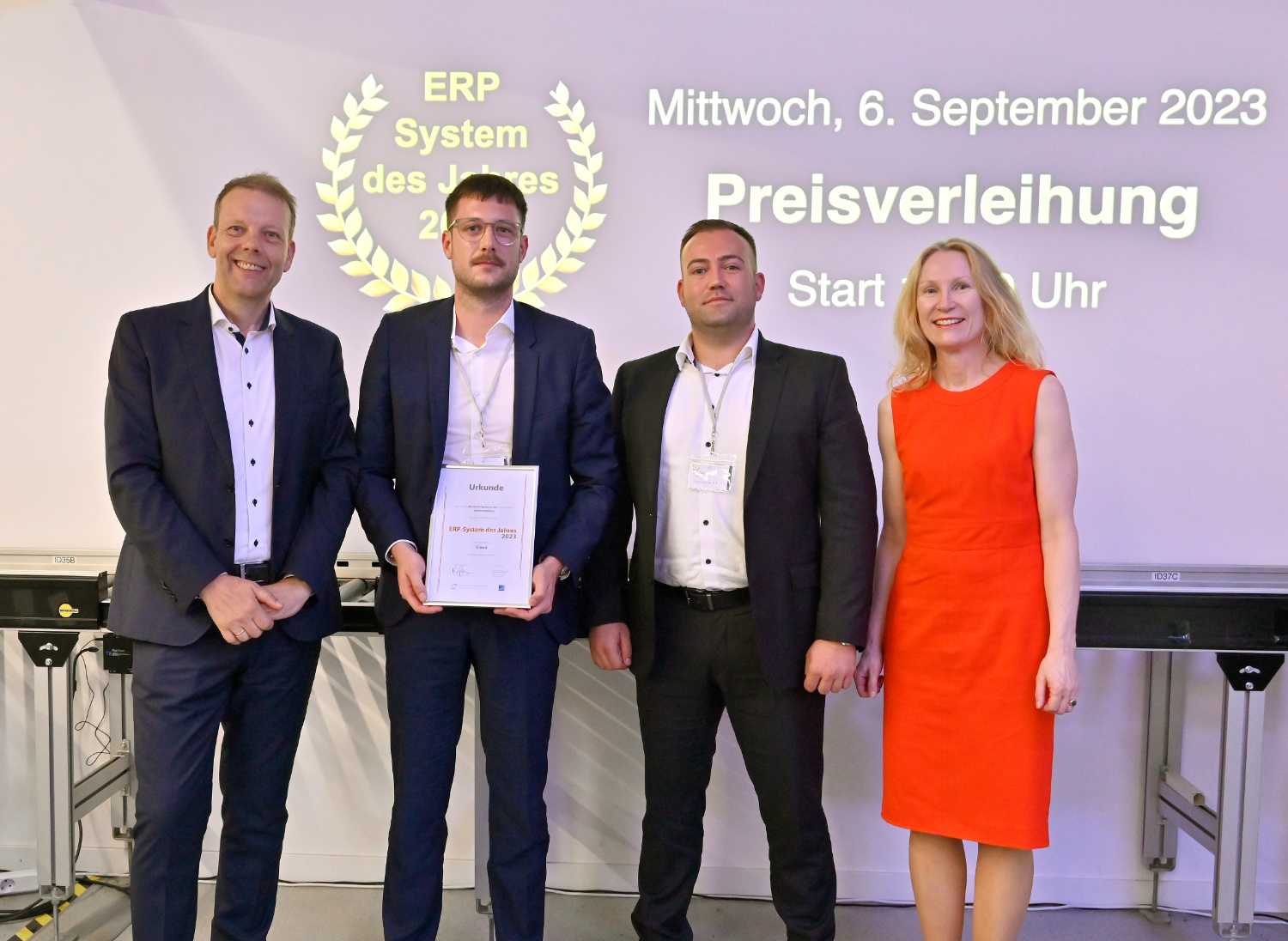 Auszeichnung KUMAVISION project365 als Finalist im Wettbewerb ERP-System des Jahres 2023 in Potsdam